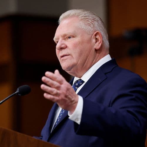 ‘Nothing to do with it:’ Doug Ford responds to criticism over Ontario manufacturer’s contract with ICE