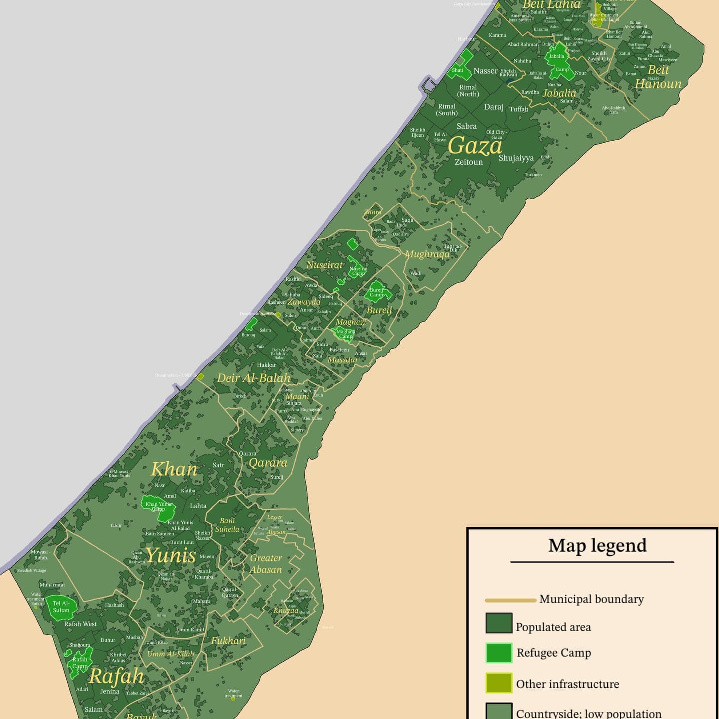 IDF strikes 120 Gazan terror sites in past day; new Khan Yunis defensive axis completed