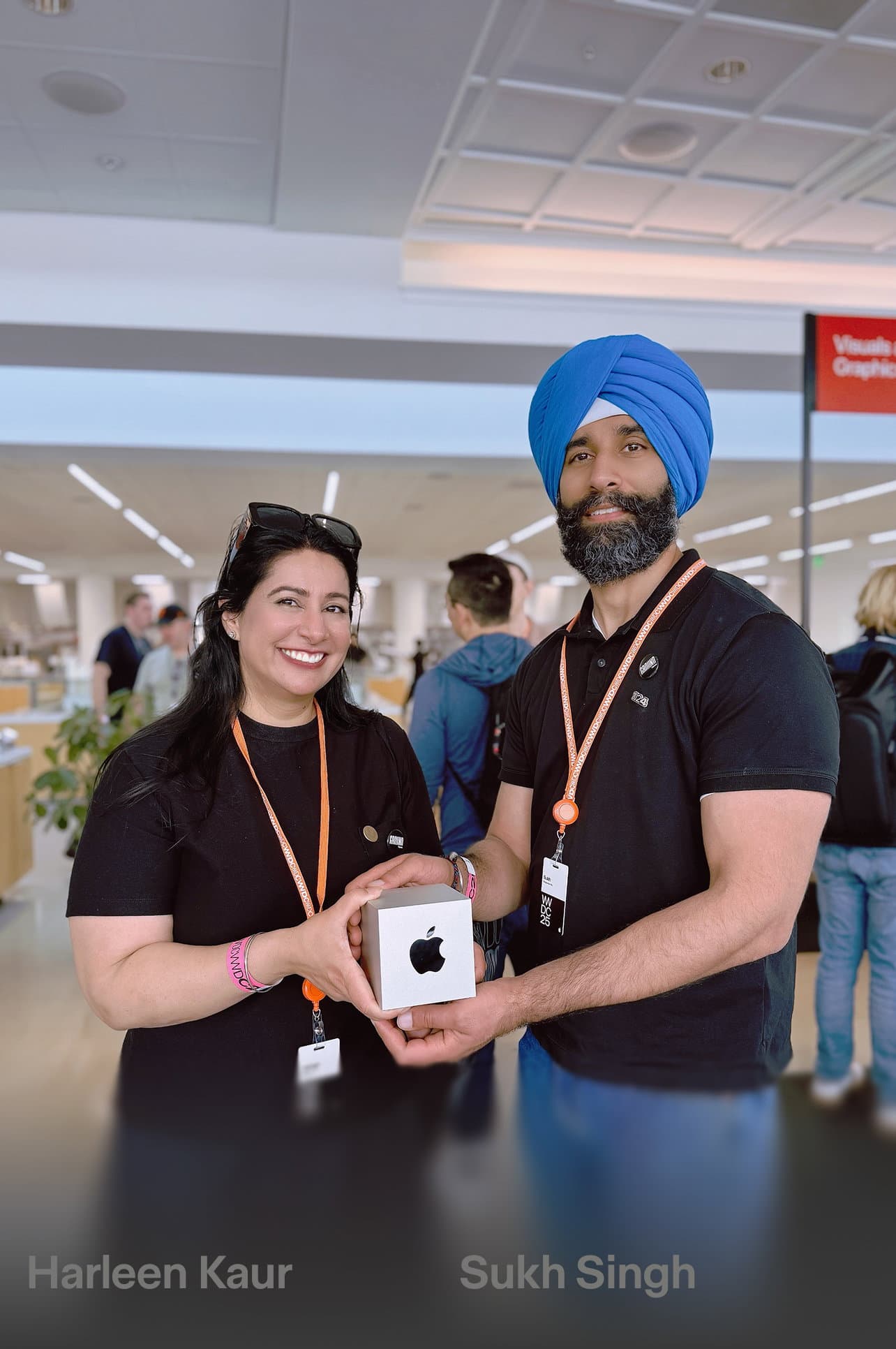 Harleen Kaur and Sukh Singh